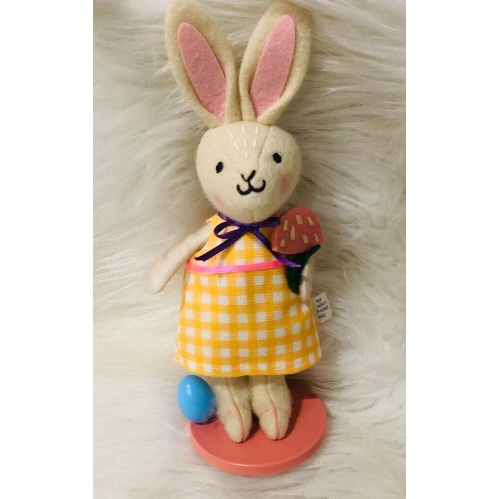 Target Spritz 2024 Easter Spring‎ Fabric Dressed Girl Bunny Figural NWT
